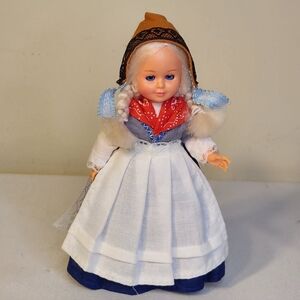 Vintage Schneider Germany Bavarian Trachten Doll (?) Sleepy Eye Folk Doll